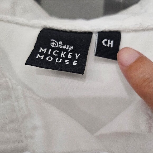 White Mickey and Minnie Mouse Disney Shirt - Picture 7 of 7